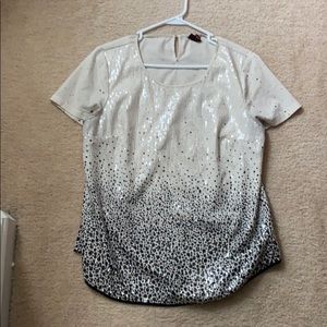 Ombré Sequin Blouse